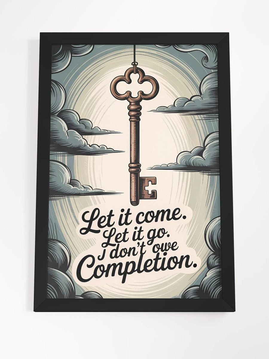 I don't Owe Completion - Manifestor Framed Wall Art Poster product image (5)