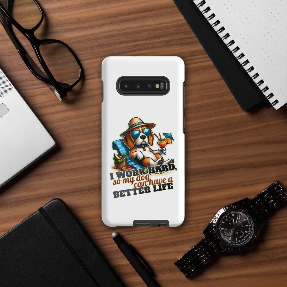 Work Hard - Beagle Beach - Tough Case for Samsung® product image (57)