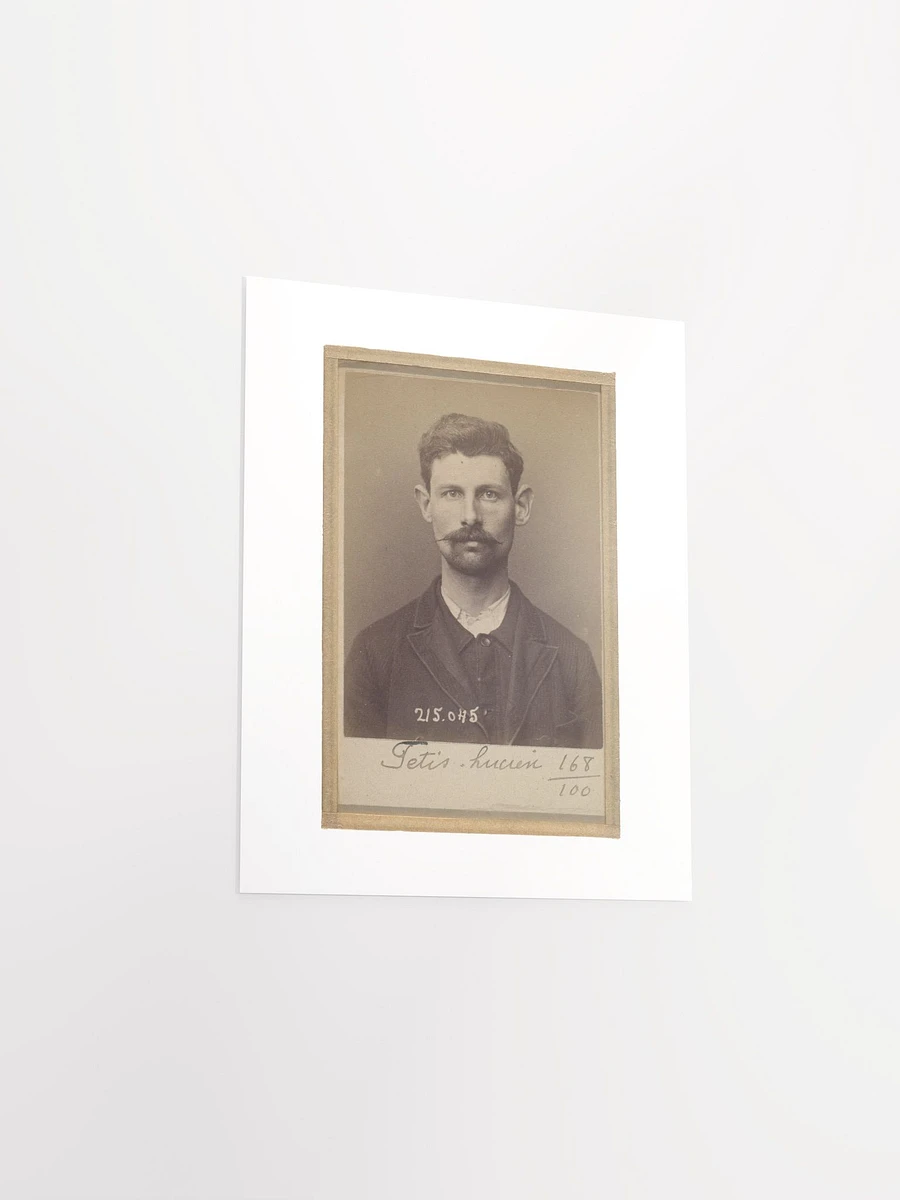 Julien Fétis Mugshot By Alphonse Bertillon (1894) - Print product image (3)