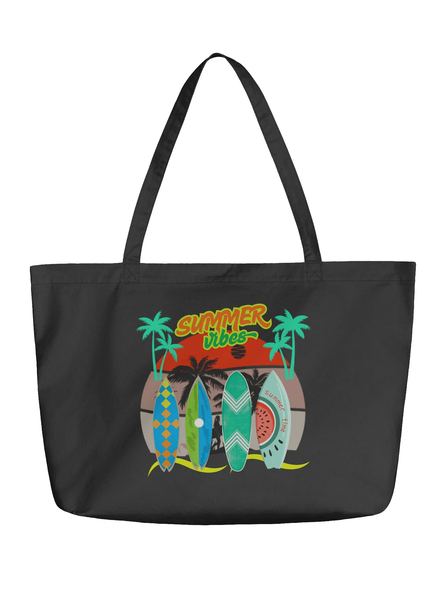 summer Vibes Eco Tote Bag gift for ladies friends mom colleagues product image (2)