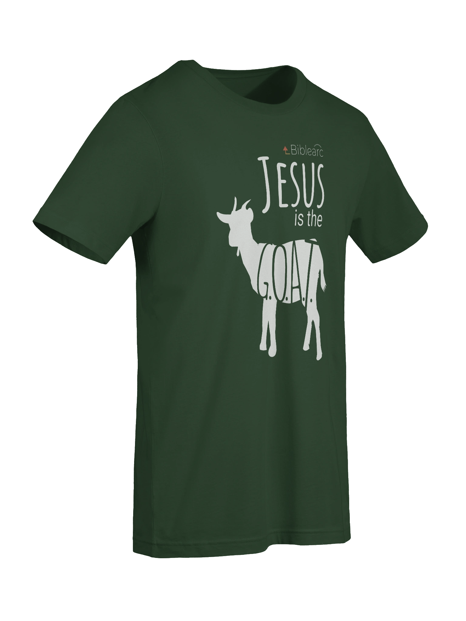Jesus is the G.O.A.T. T-Shirt (Dark Colors) product image (9)
