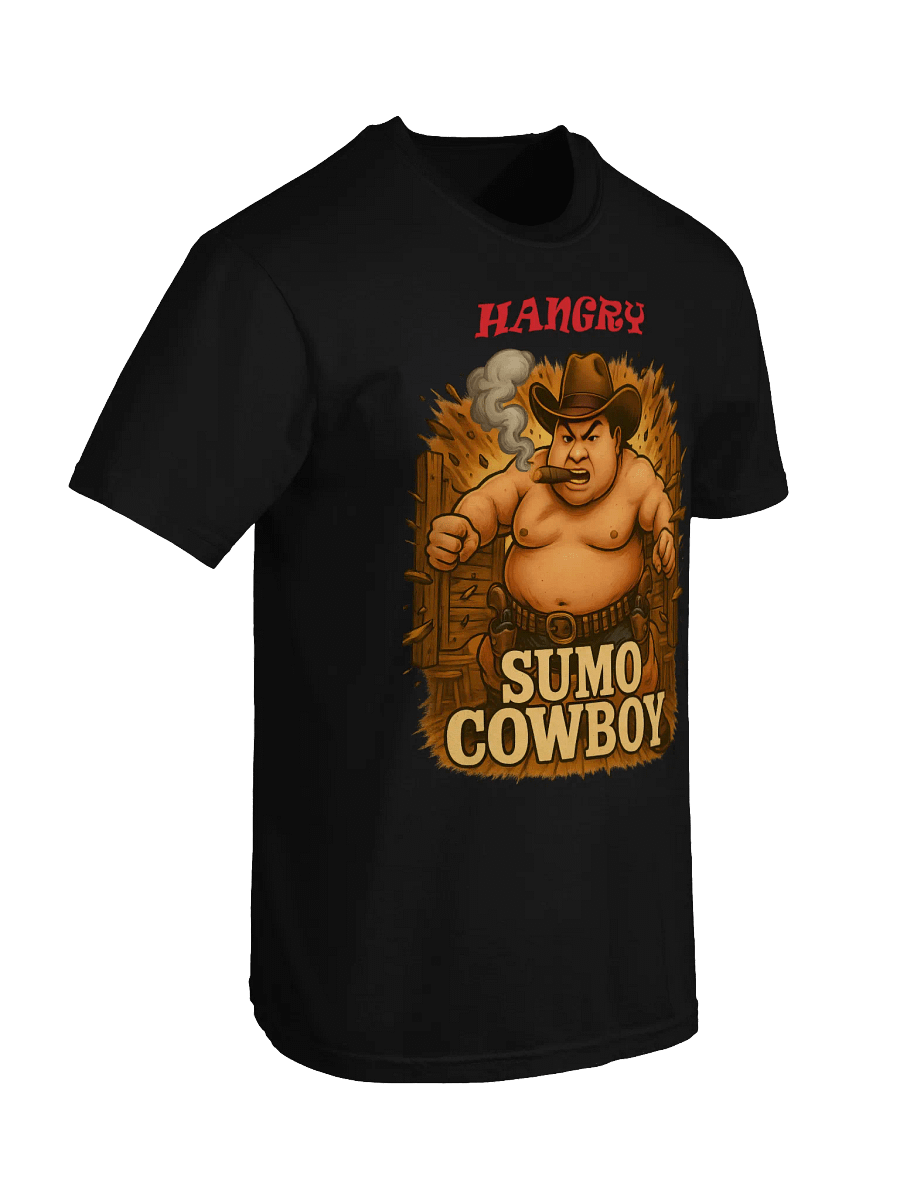 Hangry Sumo Cowboy Comfort Tee product image (6)