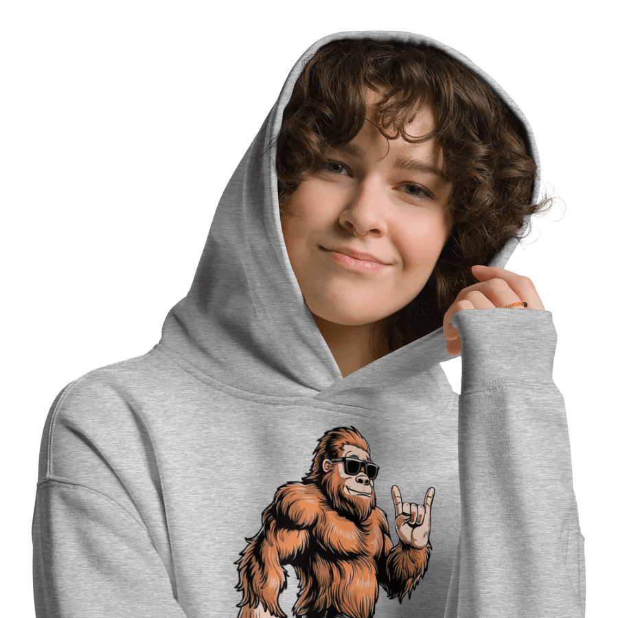 Rock On Sasquatch Unisex Hoodie product image (9)
