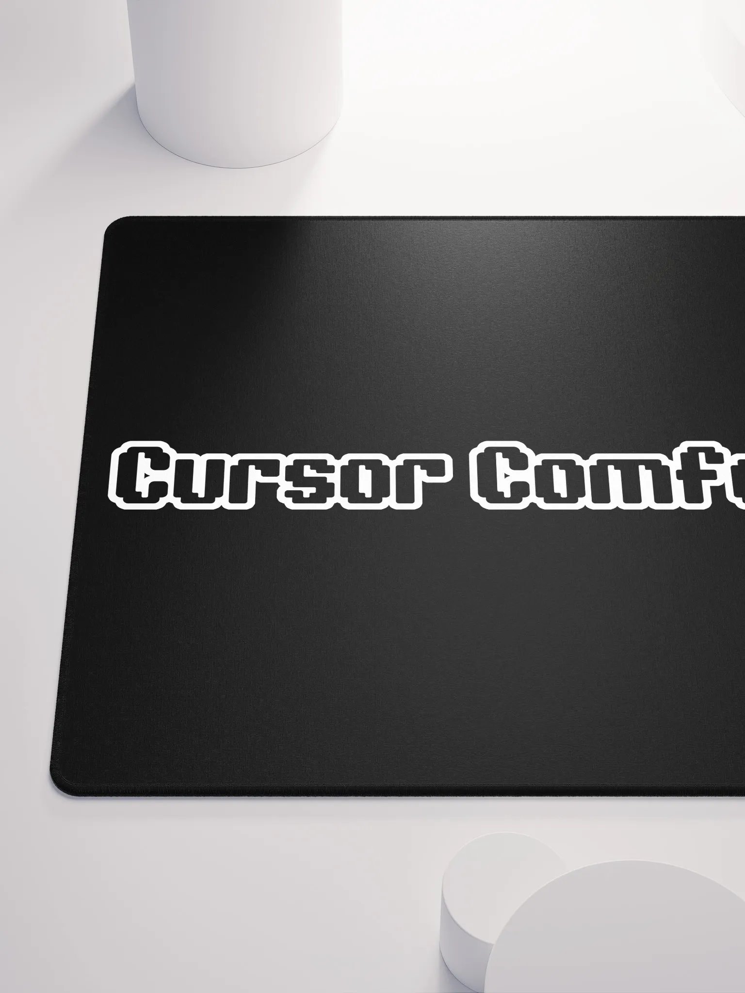 CURSOR COMFORT (Black Gaming pad & Desk Mat) product image (6)