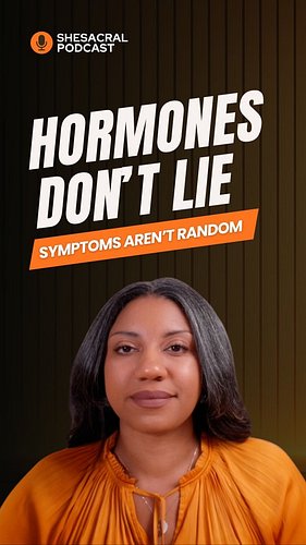 Symptoms aren't random. They're messages from your body.

Start this series with me as I decode a new hormone every single we...