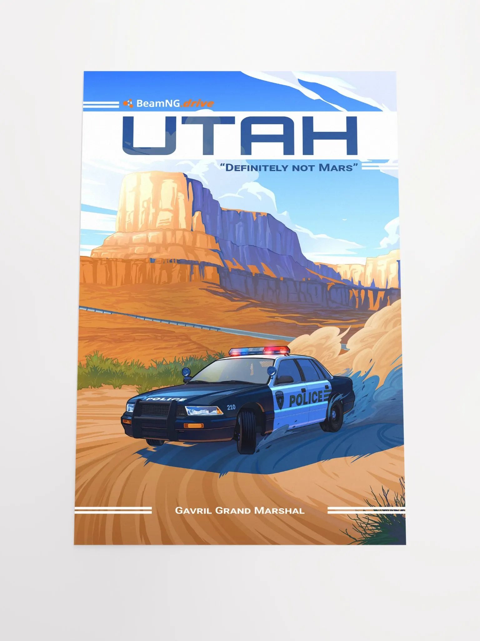 Utah Stylized Poster product image (1)