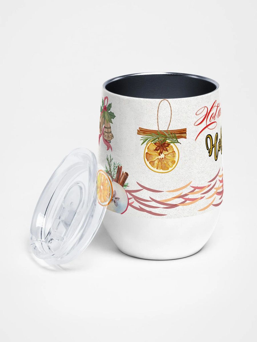 Spicy Holiday Vibes Wine Tumbler gift for moms dads friends colleagues product image (2)