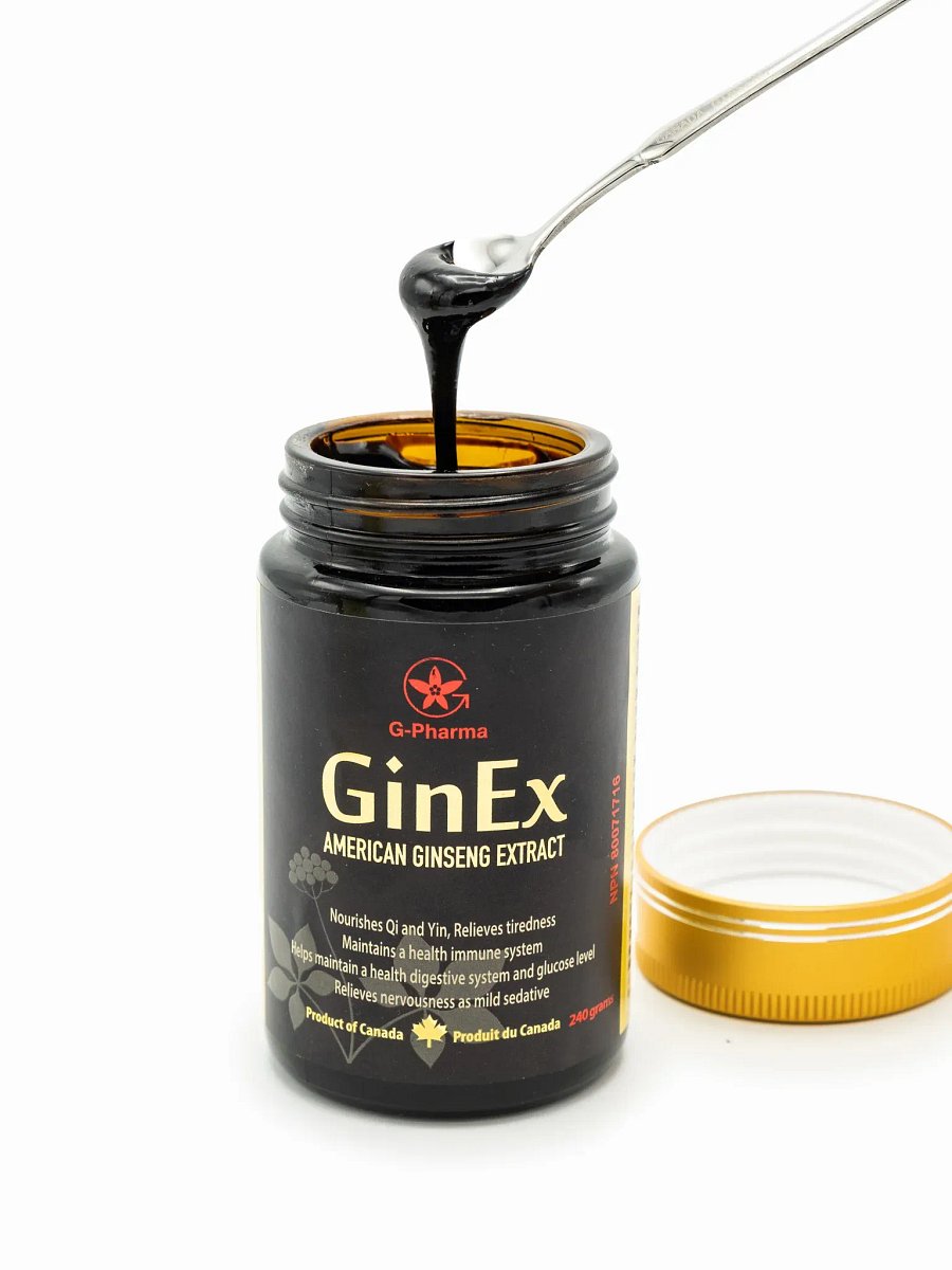 【特惠】GinEx® 西洋蔘黑膏滋240g 1瓶獲購半價黑膏滋滴劑2瓶 product image (4)
