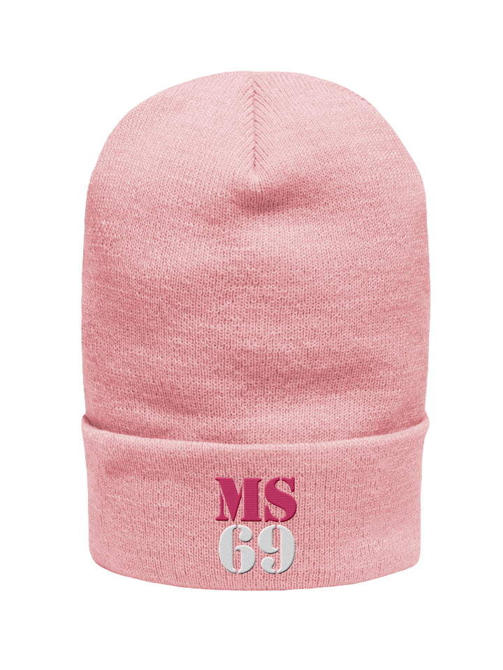 MS69 - Beanie Pink/White product image (1)