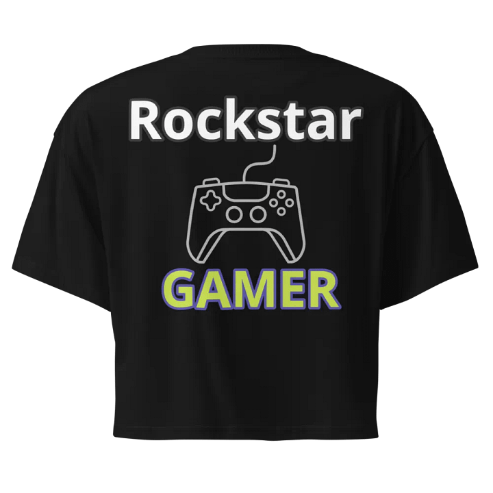 Rockstar Gamer GTA Online Theme Women's Crop Top product image (2)