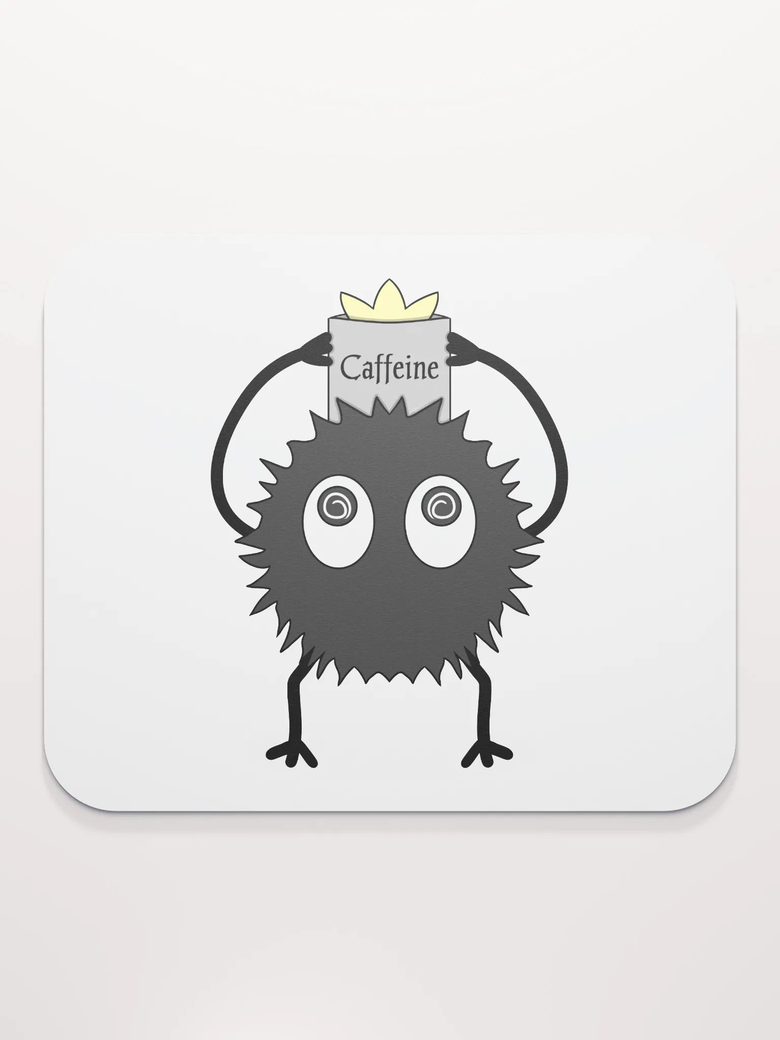 Caffeine Addicted Sootball | Mouse Pad product image (2)