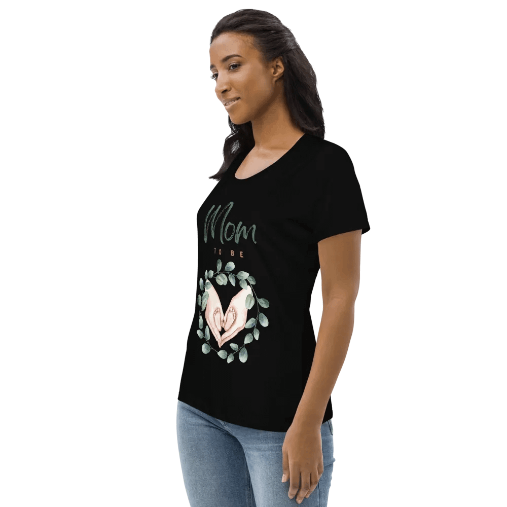 Mom-To-Be Watercolor Love Tee product image (5)