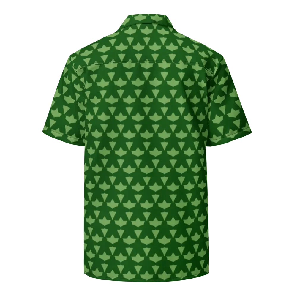 Meeple Hawaiian Shirt (Green) product image (1)
