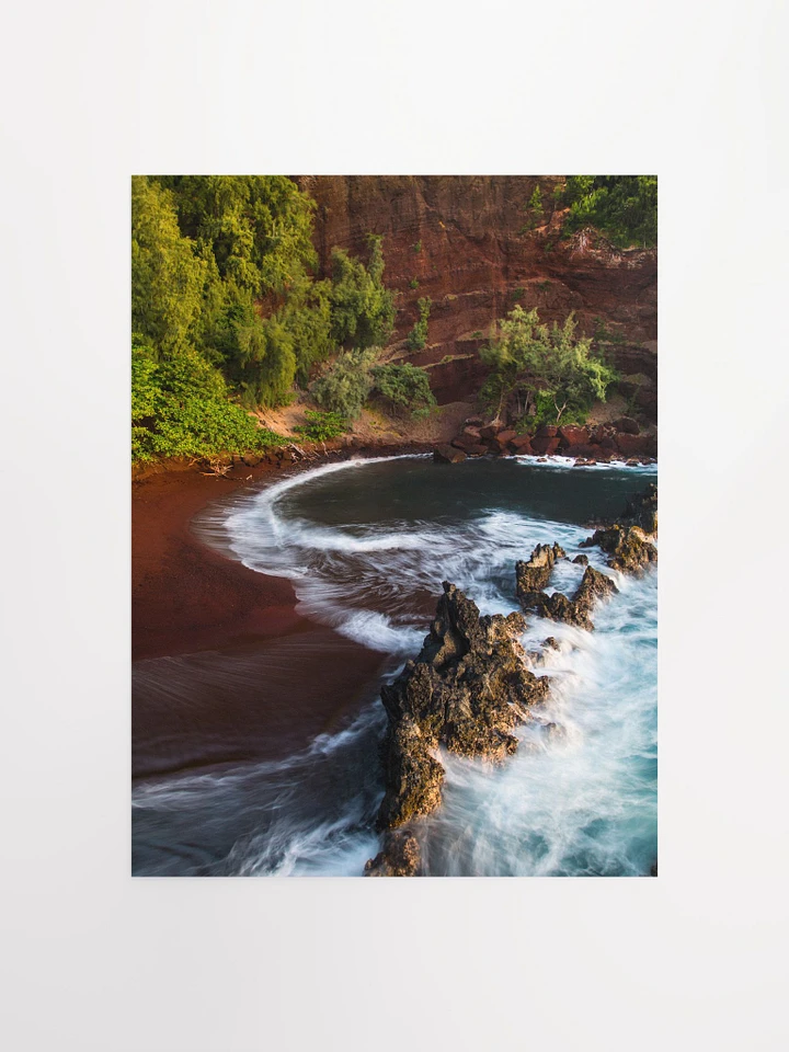 Maui Red Sand Beach - Fine Art Print Poster product image (1)
