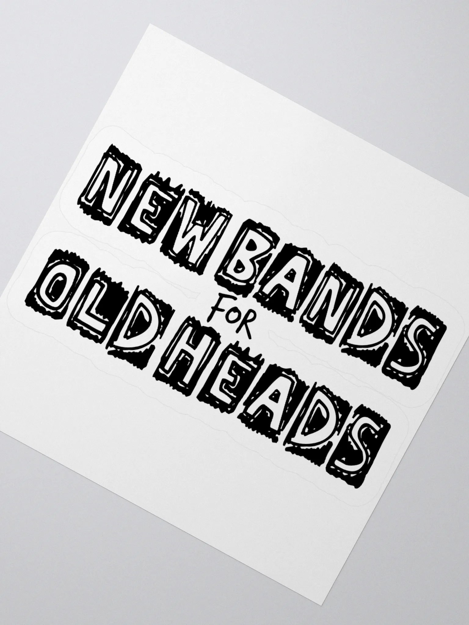 New Bands for Old Heads Sticker product image (2)
