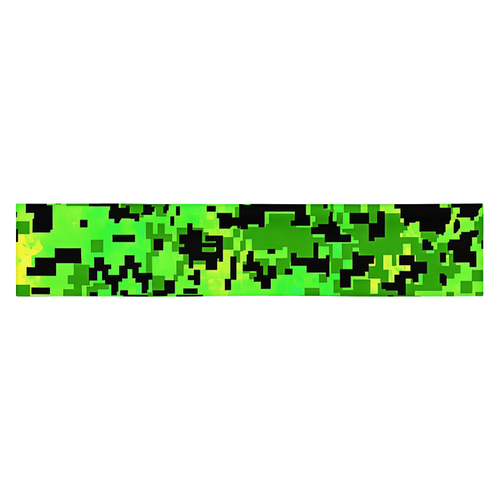 Pixelated Jungle All-Over Headband product image (1)