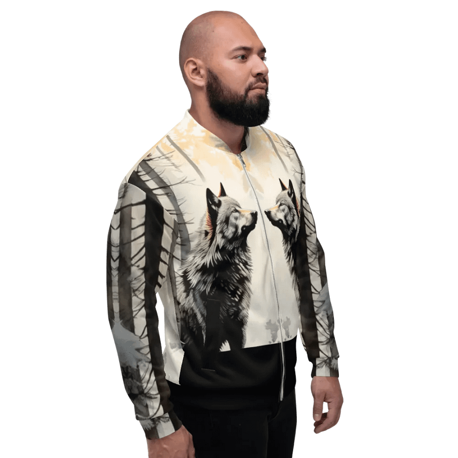 All-Over Print Bomber Jacket by Sublicolor 144/Wolf product image (5)