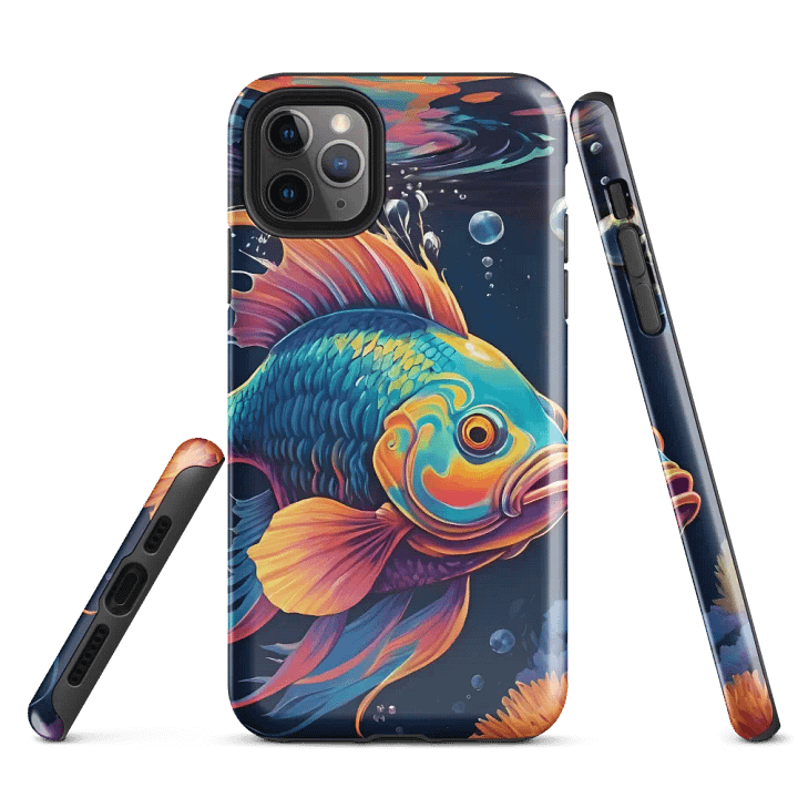 Aquatic Oasis: Coral Reef Fish iPhone Case product image (3)