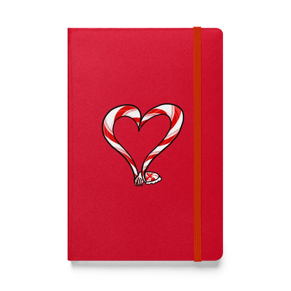 Candycane Tentacle Heart Notebook product image (1)