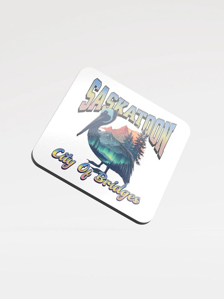Saskatoon City Of Bridges Pelican Coaster Set product image (2)