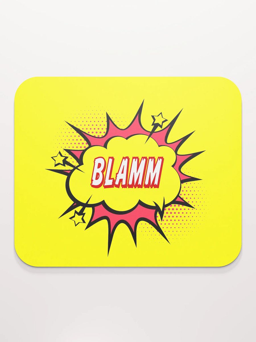 BLAMM! Yellow Gaming Mouse Pad – Smooth & Precise for Gamers, Home Office & Creators product image (2)
