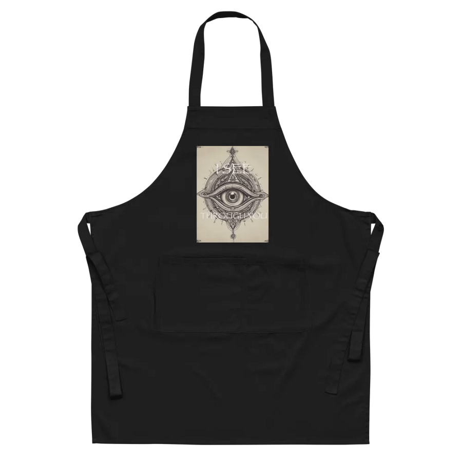 I See Through You Organic apron product image (5)