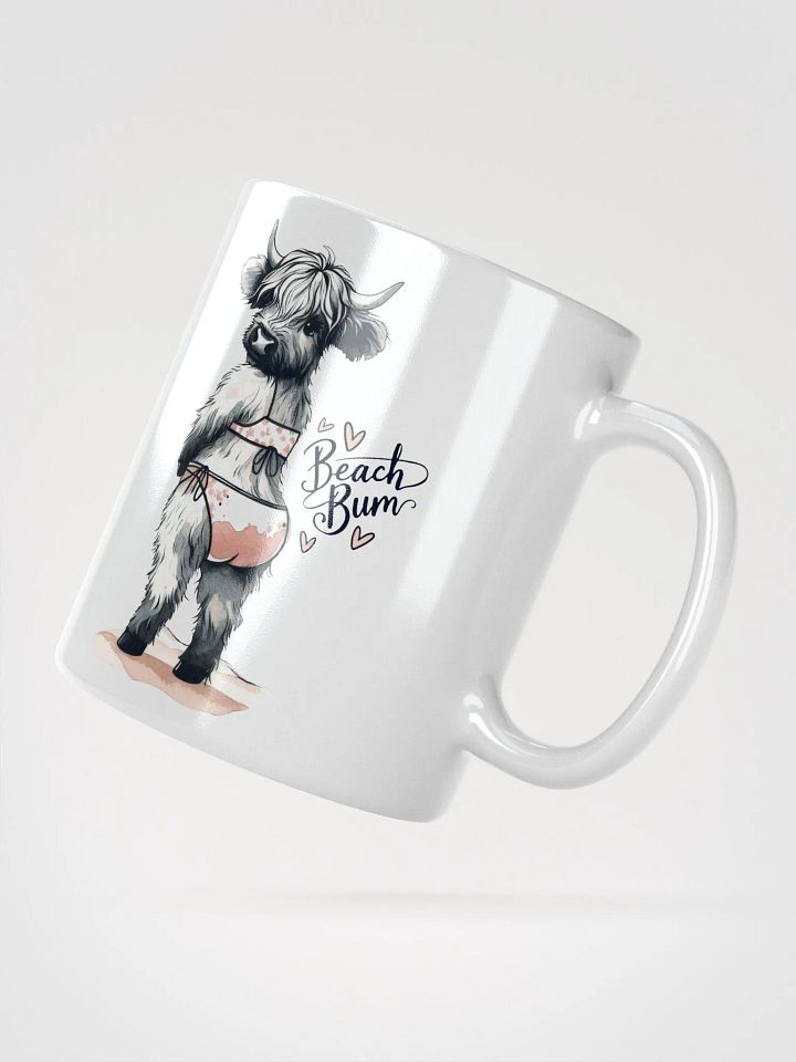 Bikini Beach Bum Highland Cow Mug product image (6)