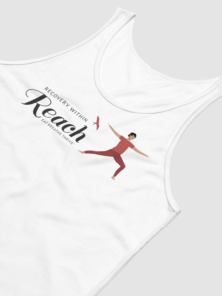 Recovery within Reach | white tank warrior pose product image (3)