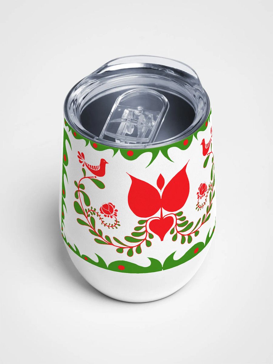 Hungarian Folk Art Wine Tumbler product image (4)