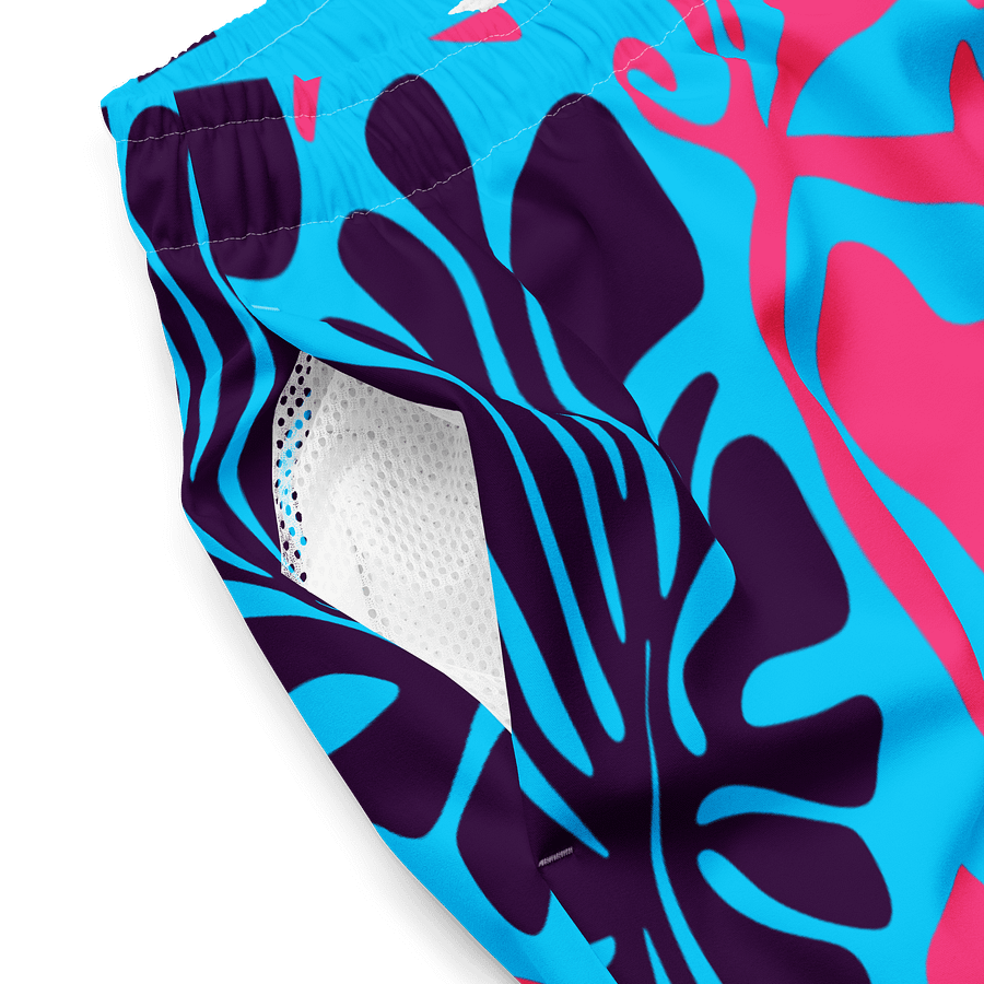 Chaos Bloom All-Over Swim Trunks product image (4)