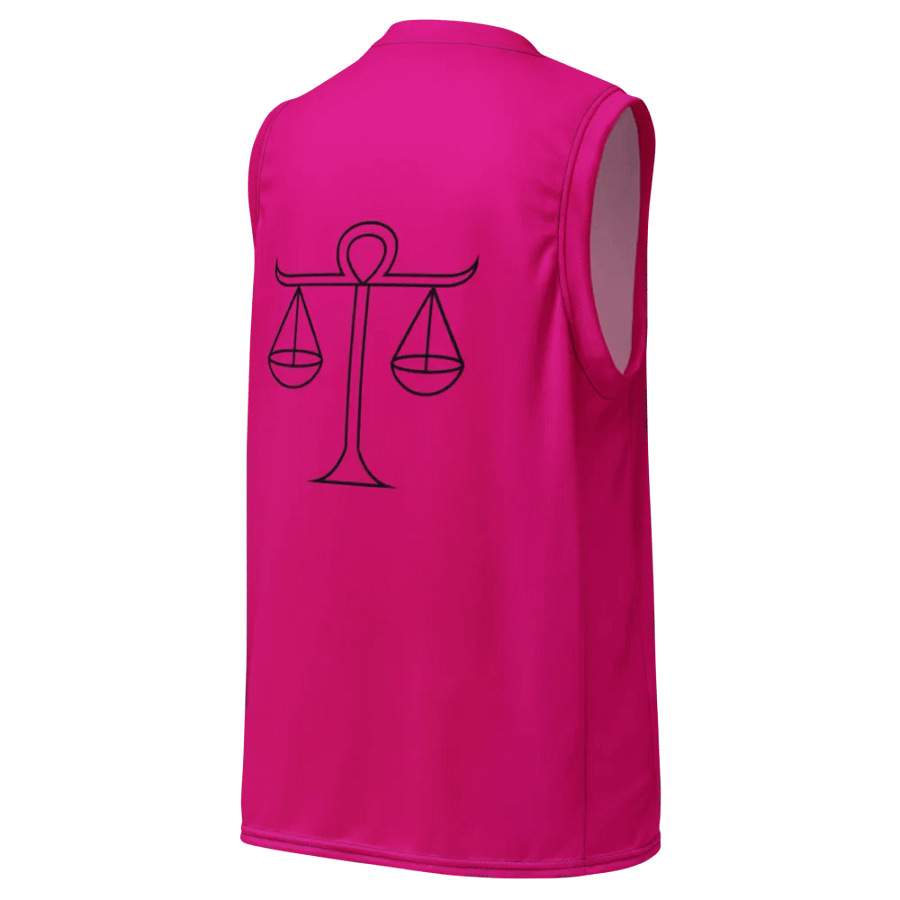 Libra Zodiac All-Over Print Basketball Jersey product image (3)