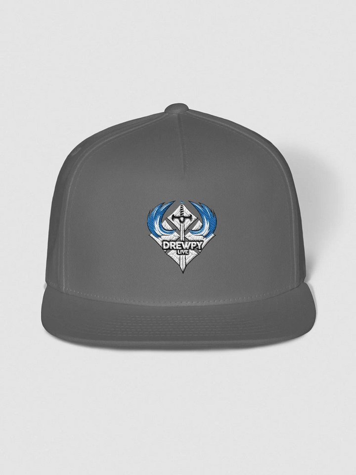Drewpy Classic Logo Flat Snapback Cap product image (4)