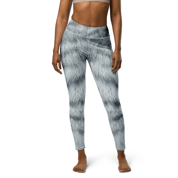 Silver Tabby Cat Yoga Leggings product image (1)