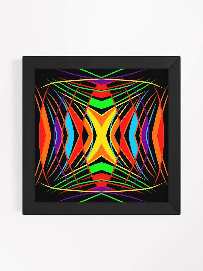 Symmetric Splendor Framed Poster