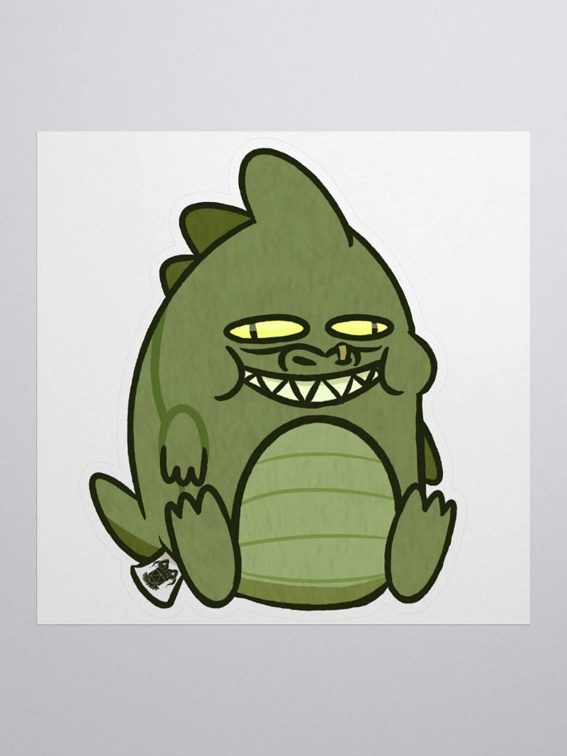 Hesk Plush | Large Sticker