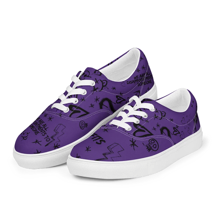 Misfits - Purple Women's Graphic Canvas Sneakers product image (1)