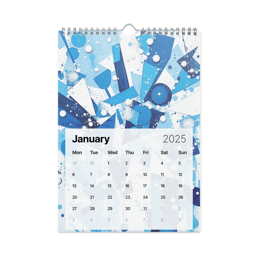 ART ABSTRACT WALL CALENDAR 2026 product image (6)