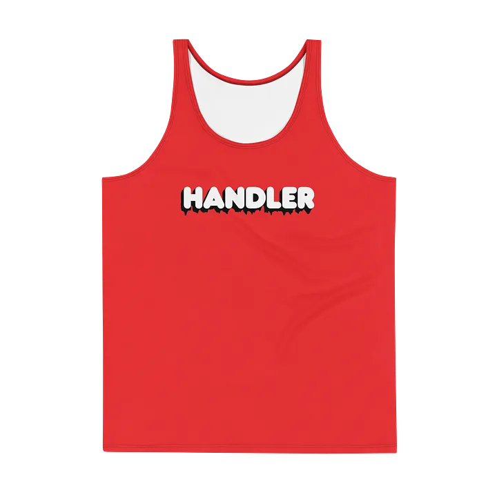 Identity Tank - HANDLER - Red / Black / White product image (1)