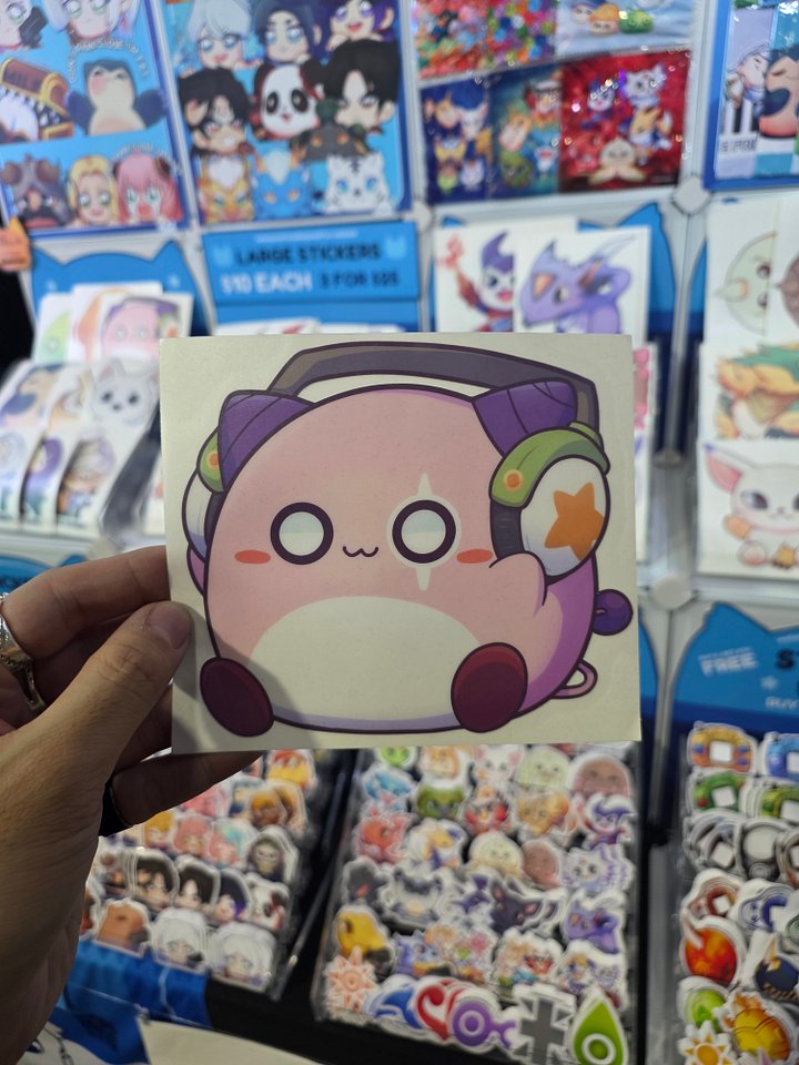Pink Bean - Large Sticker product image (1)