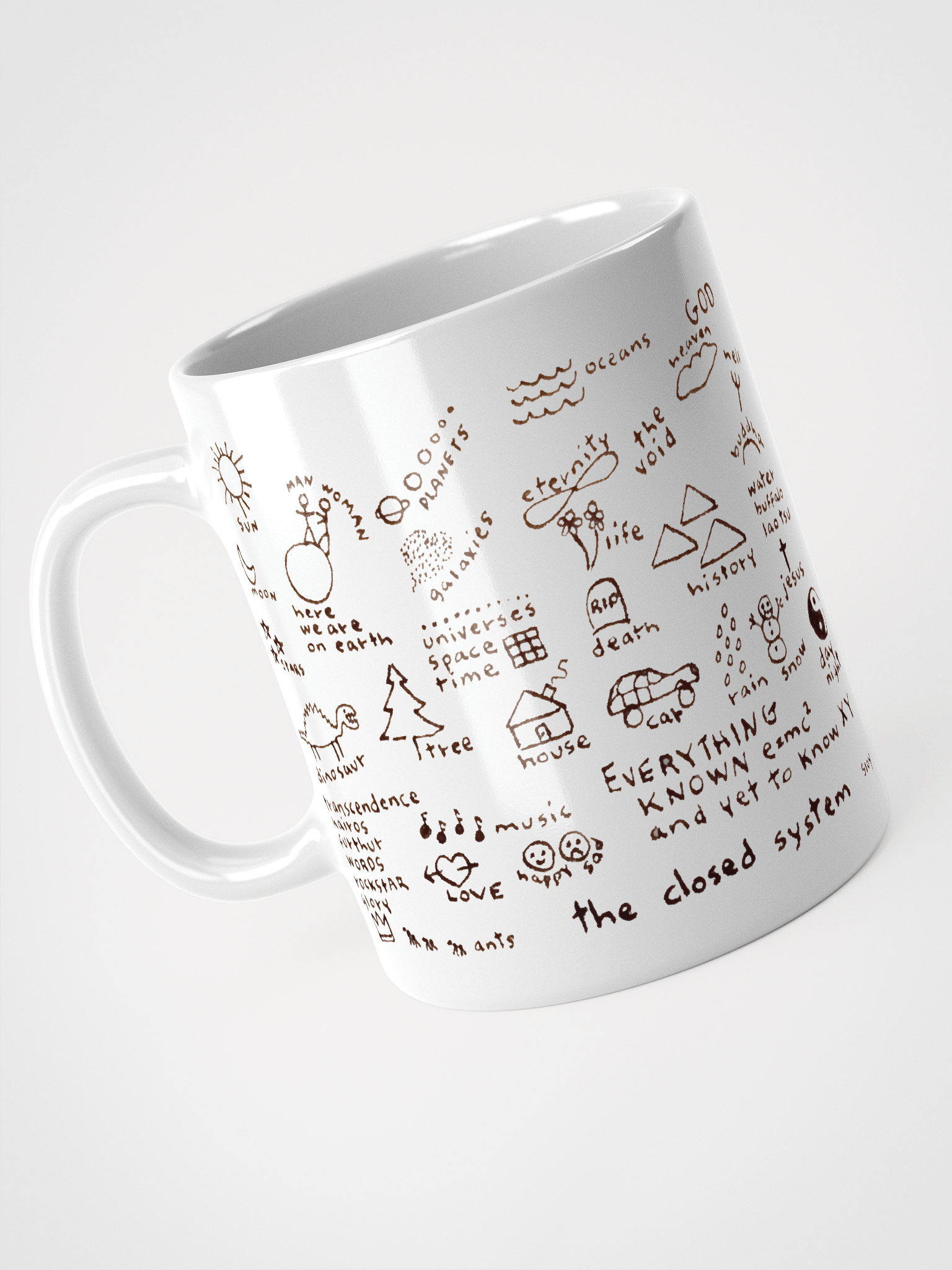The Closed System White Glossy Mug product image (3)