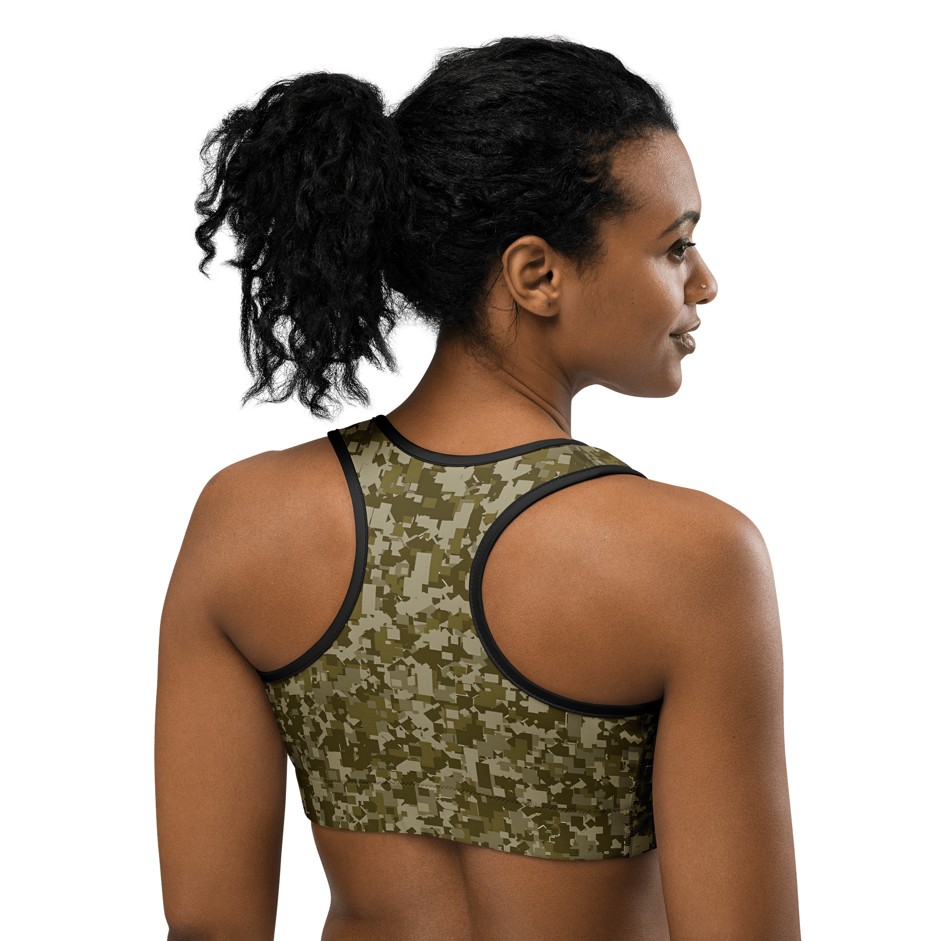 Tactical Camo Custom Sports Bra product image (4)