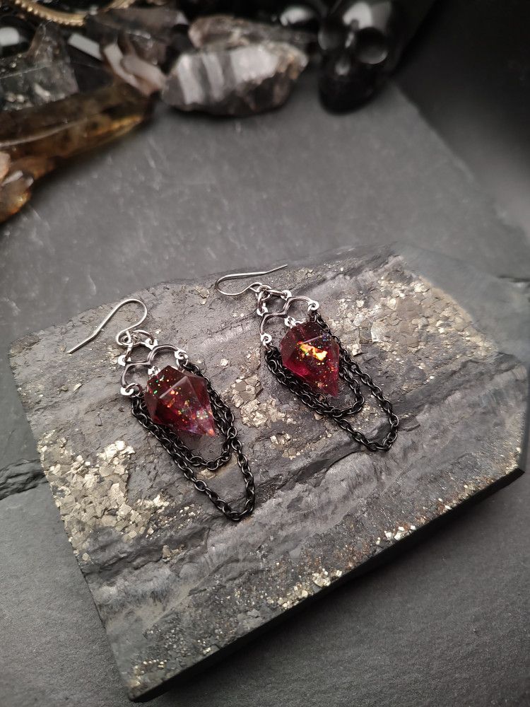Earrings Epoxica - Rose GalaxyDrops product image (3)