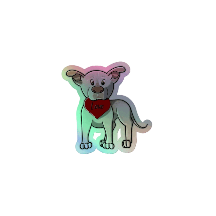 Puppy Love Holo Sticker product image (1)