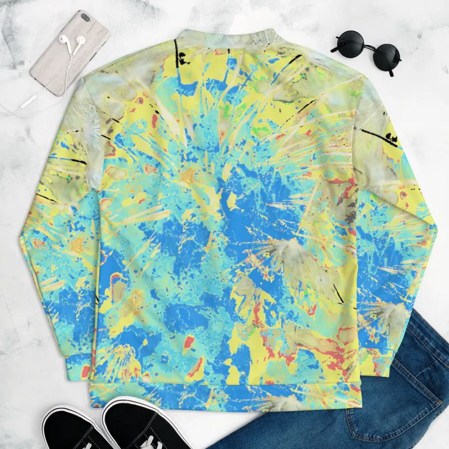 Cool Abstract Dandelion Seeds Unisex Bomber Jacket product image (11)