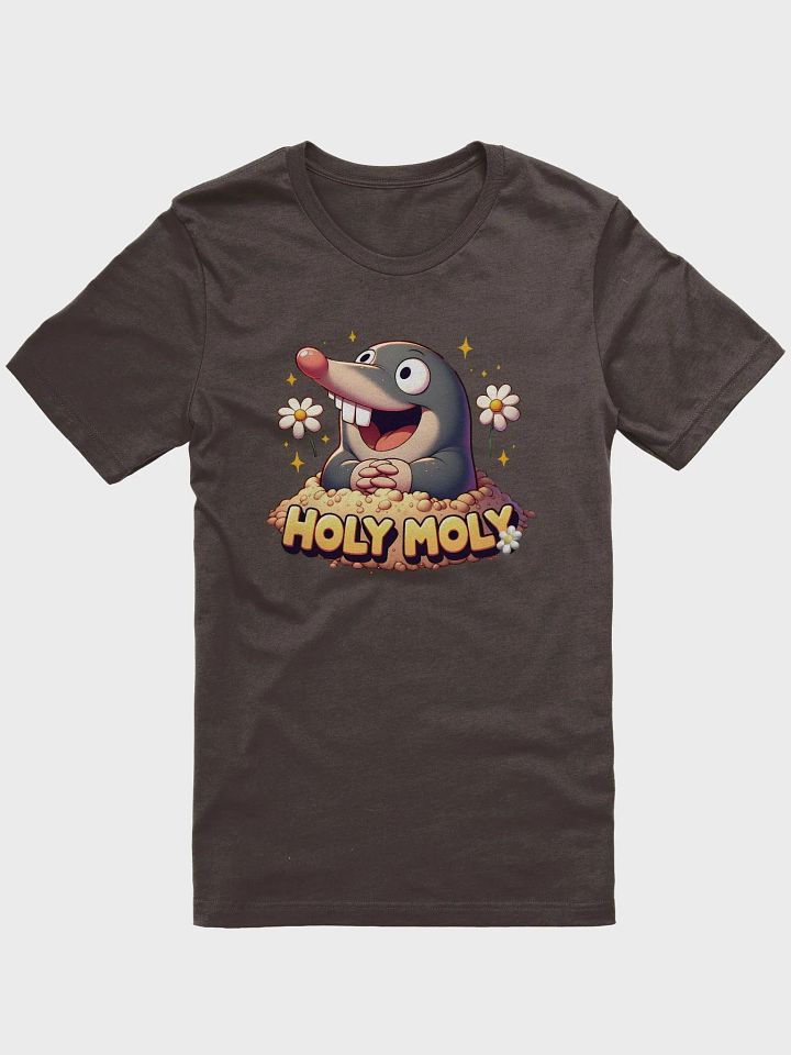 Holy Moly Cute Mole and Daisy T-shirt Design product image (65)