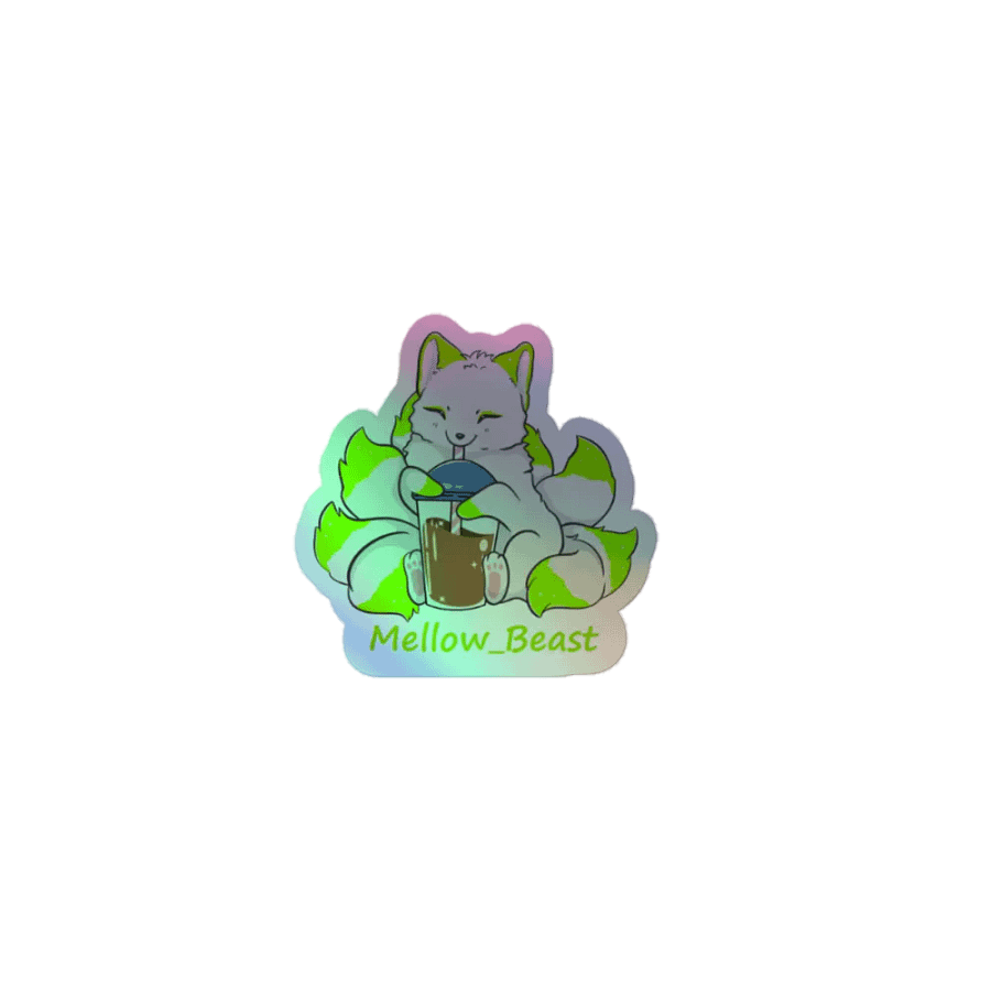 Lime Holograph Sticker product image (1)