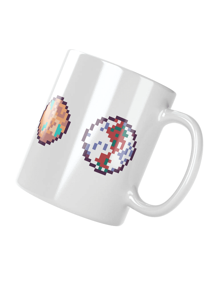 Pixel Planets White Mug product image (2)