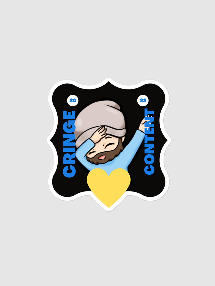 Cringe Content Bubble-Free Sticker product image (1)