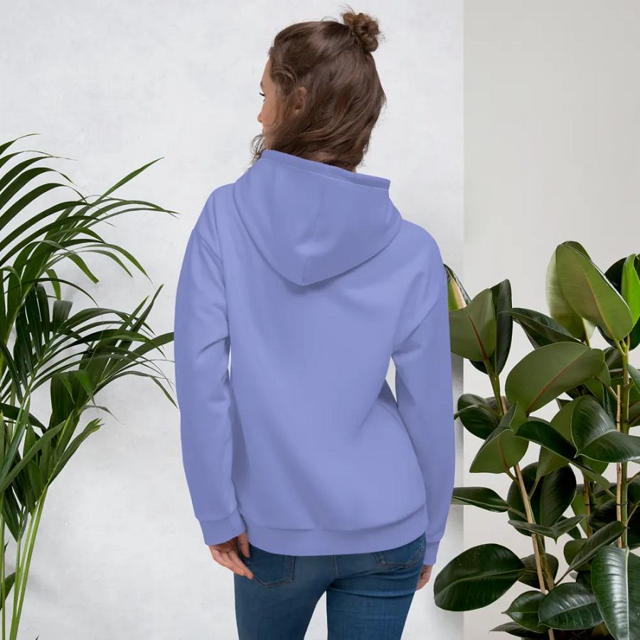 Plain Light Purple True Summer Unisex Recycled Polyester Heavyweight Premium Hoodie by Treasure Pie product image (12)