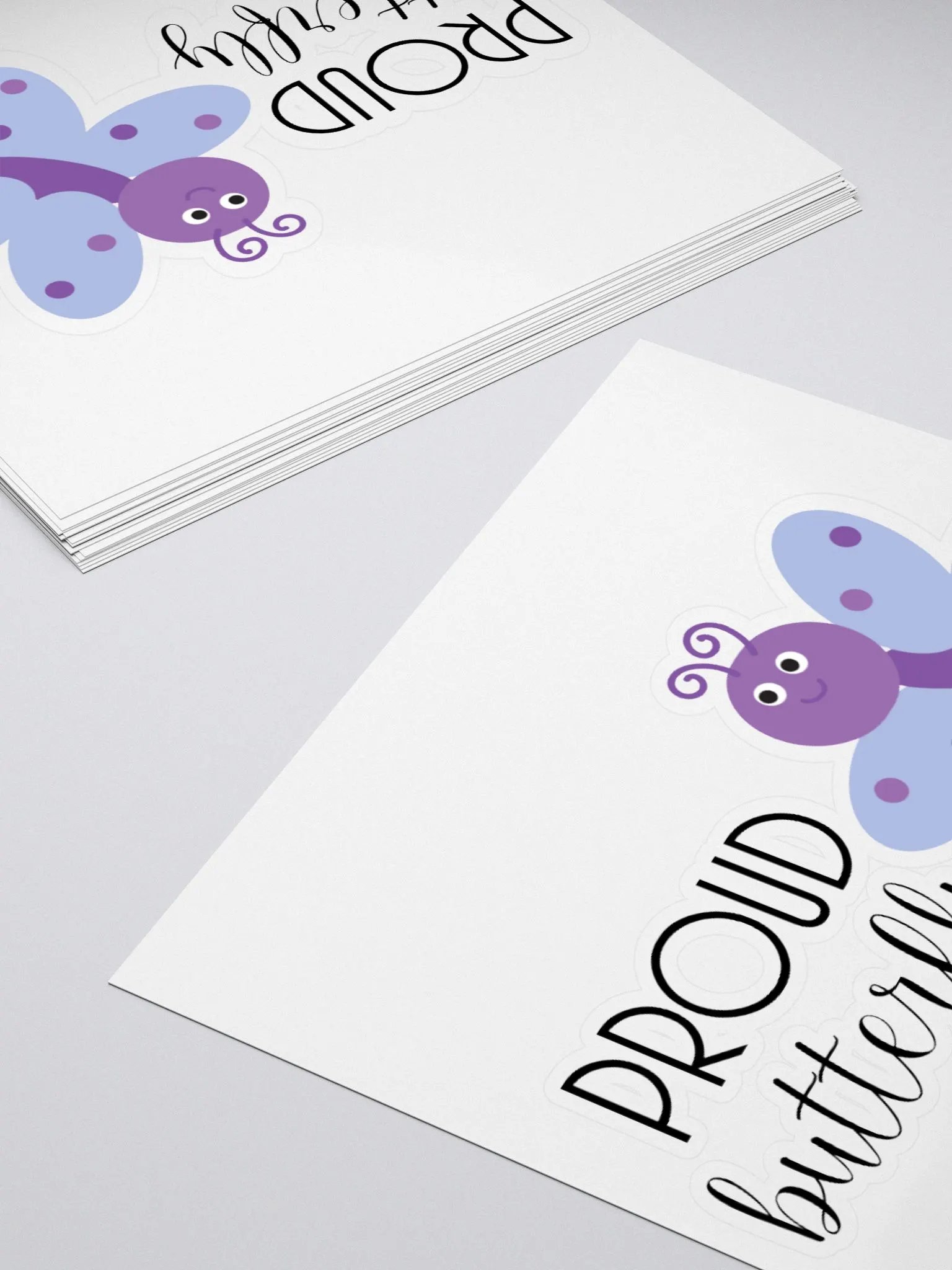 Proud Butterfly Kiss Cut Sticker product image (4)